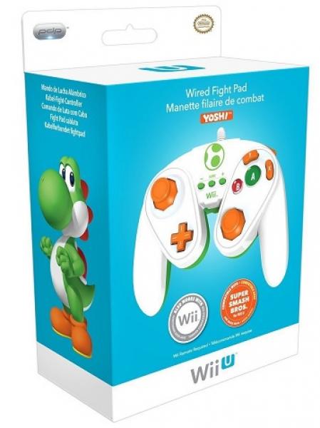 WiiU Wii Gamecube style controller (3rd) PDP - Yoshi - NEW