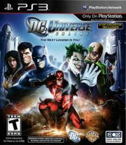 PS3 DC Universe Online - ONLINE GAME ONLY - SERVERS DOWN - COLLECTABLE ONLY