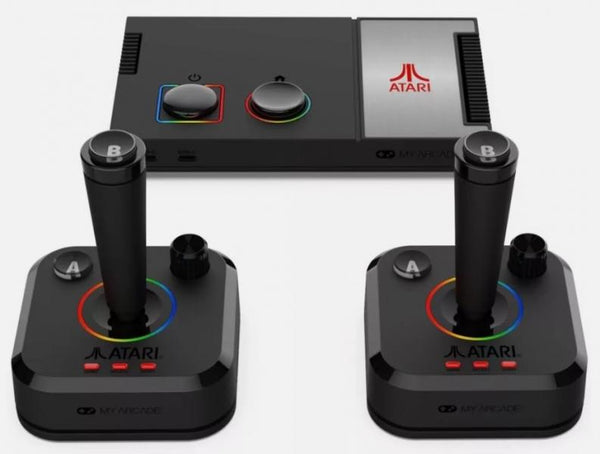 My Arcade - Atari Gamestation Pro - Retro Video Game System - 200+ Video Games - Console and 2 Wireless Joysticks - No Cartridge Slot - Complete in Box - USED