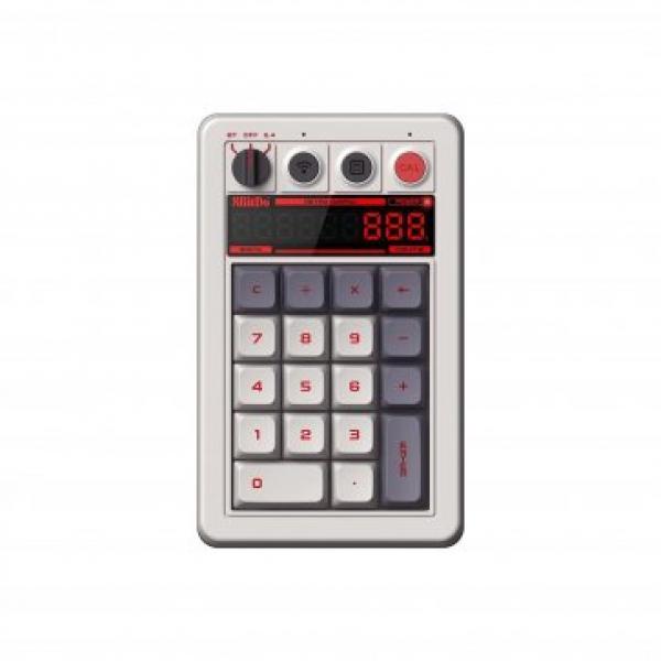 PC - Retro 18 Mechanical Numpad (3rd) - Wired or Wireless - 8BitDo - NES Edition - NEW