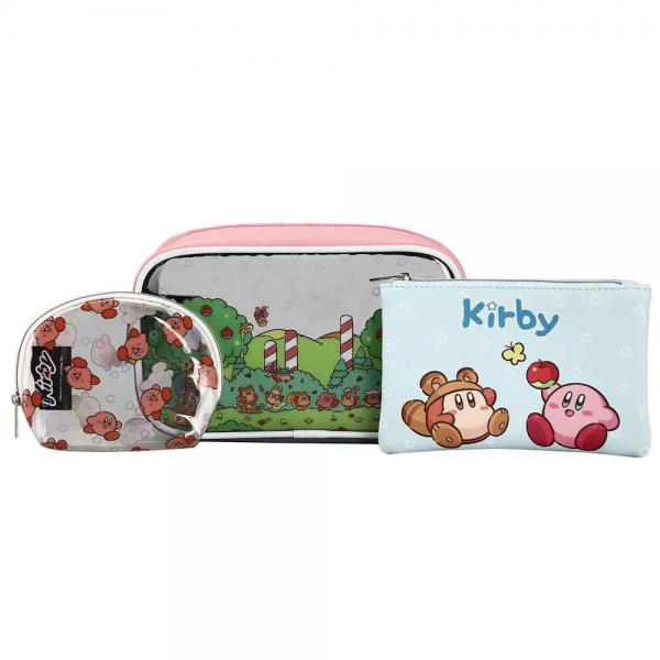 Gamer Bags - Purses and Handbags - Nintendo - Kirby - Picnic 3 pack - Travel & Cosmetic bags - NEW
