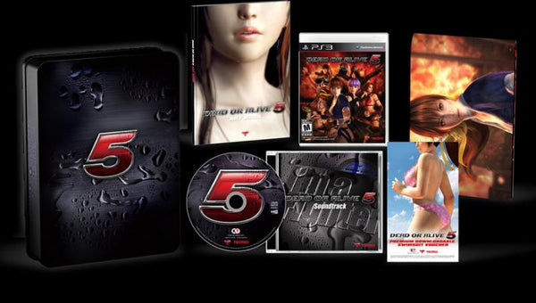 PS3 Dead or Alive 5 - Collector's Edition - Complete with Steelbook, Game, OST CD, Art Book and Poster - DLC MAY NOT BE INCLUDED