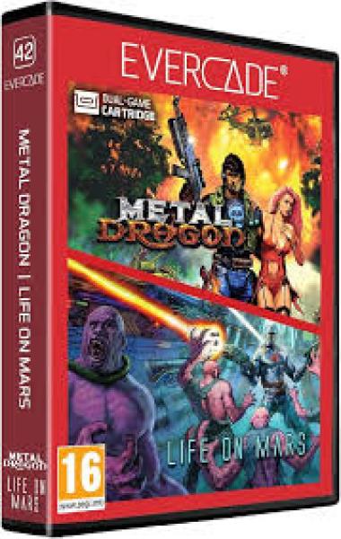 EVC Evercade - Metal Dragon / Life on Mars - 2 Games Included - NEW
