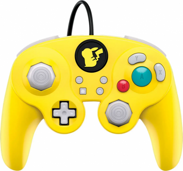 NS Switch Controller (3rd) - Wired - PDP - Fight Pad Pro - Pikachu - USED