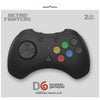 DC Wireless controllers (3rd) Retro Fighters - D6 - NEW - Black