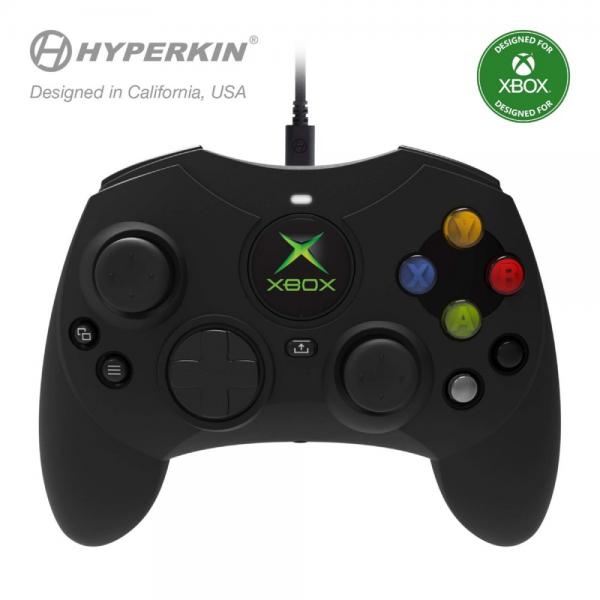 XSX XB1 PC USB Wired Controller (3rd) Hyperkin DuchesS - officially licensed remake of the original Xbox controller S style controller - BLACK - NEW