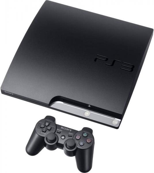 PS3 F - PS3 HW - Slim - 120 GB - CECH-20xxA / 21xxA - 2009 - No PS2 - Black - USED