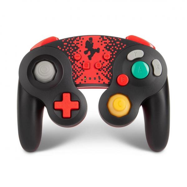 NS Switch Controller (3rd) - Wireless - PowerA - GameCube Style - Mario Edition - USED