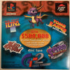 PS1 Pizza Hut Demo Disc Two 2 - 5 Game Demo Disc - Includes Demos for The Next Tetris, Tomb Raider The Last Revelation, Sled Storm, Gran Turismo 2 and Spyro 2 Riptos Rage