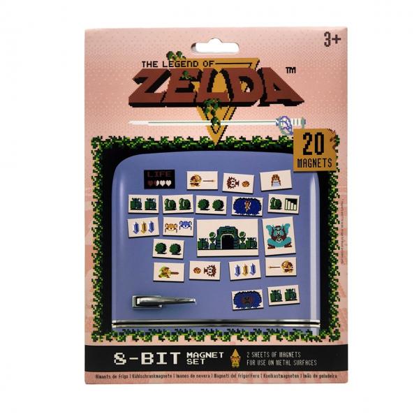 Gamer Magnets - Nintendo - Legend of Zelda - Classic NES style - set of 20 - NEW