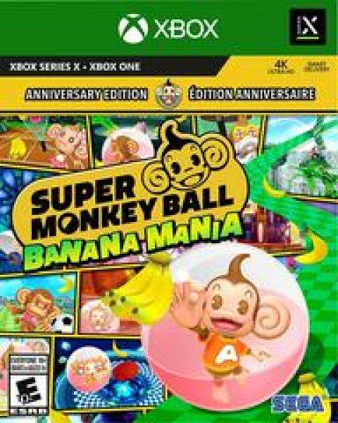 XSX XB1 Super Monkey Ball - Banana Mania - Anniversary Edition - Complete with Sleeve, Game, Reversible Cover and Art Book - DLC MAY NOT BE INCLUDED