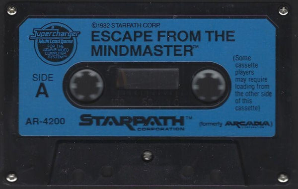 A26 Escape from the Mindmaster - Cassette Game - ARCADIA / STARPATH SUPERCHARGER REQUIRED