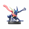 Amiibo - Gold Smash Base - Greninja - Pokemon - Blue Ninja Frog with tongue Scarf - USED