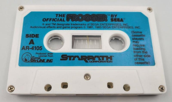 A26 The Official Frogger by SEGA - Cassette Game - ARCADIA / STARPATH SUPERCHARGER REQUIRED