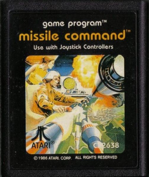A26 Missile Command - Atari or Sears / TeleGames Picture or Text Label