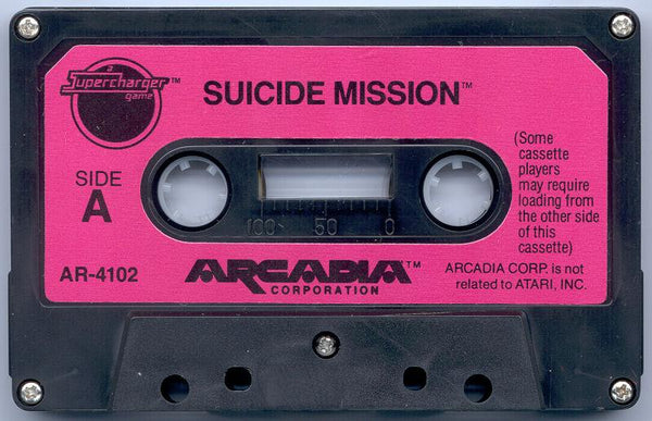A26 Suicide Mission - Cassette Game - ARCADIA / STARPATH SUPERCHARGER REQUIRED