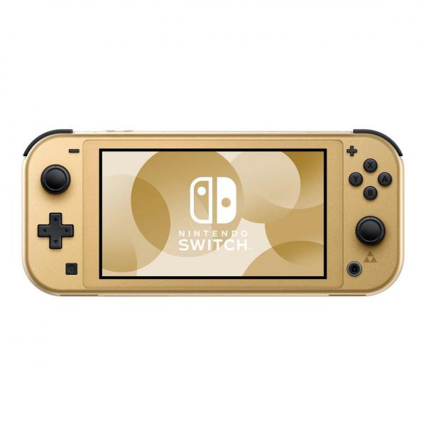 NS F - Nintendo Switch LITE System HW - The Legend of Zelda - Hyrule Edition - Gold - USED CORE SYSTEM ONLY - NO DOCK OR ACC - ONLY CHARGE CABLE INCLUDED - USED