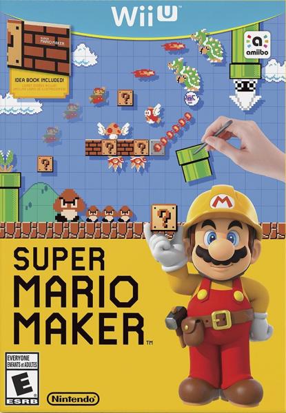WiiU Super Mario Maker - Book Bundle - Complete in Box with Game and Idea Book