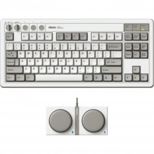 PC - Retro 87 Key Mechanical Keyboard (3rd) - Wired or Wireless - 8BitDo - M Edition - NEW