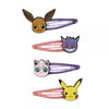 Gamer Hat - HAIR CLIPS - Nintendo - Pokemon - 4 pack - barrette set - NEW