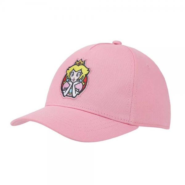Gamer Hat - Nintendo - Super Mario - Princess Peach - embroidered hat - PINK
