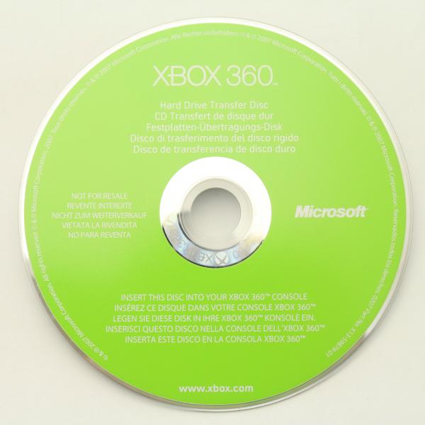 X360 Hard Drive Transfer Disc