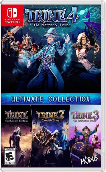 NS Trine - Ultimate Collection - Modus Games - CARTRIDGE IS JUST TRINE 4 - Trine 1 / 2 / 3 ARE DLC - DLC MAY NOT BE INCLUDED