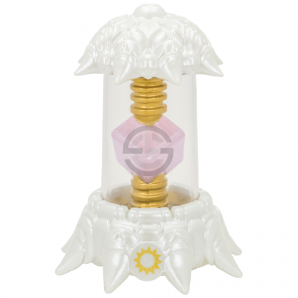 SKY Skylanders - Imaginators - Creation Crystal - Light - Fanged - White - Rose-colored cubic crystal in transparent tube with white fanged top and base - USED