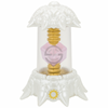 SKY Skylanders - Imaginators - Creation Crystal - Light - Fanged - White - Rose-colored cubic crystal in transparent tube with white fanged top and base - USED