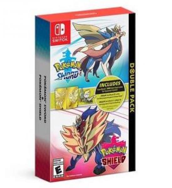 NS Pokemon Sword & Pokemon Shield - Double Pack - With Steelbook - DLC MAY NOT BE INCLUDED