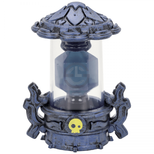 SKY Skylander - Imaginators - Creation Crystal - Undead - Black - Dark Blue - Undead Lantern - Black blue crystal in black blue lantern shaped canister - USED