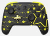 NS Switch Controller (3rd) - Wireless - PDP - Rematch Glow - Black with Yellow Stars - USED