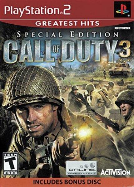 PS2 Call of Duty 3 - Special Edition - Game and Bonus Disc