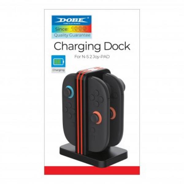 NS2 Switch2 Joycon Charging Dock (3rd) DOBE - Vertical - Charge up to 4 Joycons at once - NEW