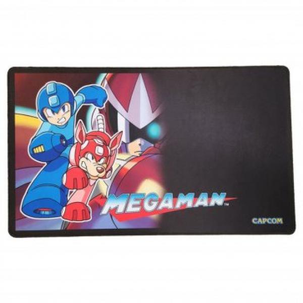 BG Dice Cast Playmat - Capcom - MEGA MAN - Key Visual 3 - Mega Man and dog - NEW