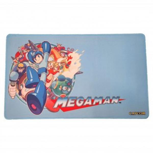 BG Dice Cast Playmat - Capcom - MEGA MAN - Key Visual 2 - Mega Man group anime style pic - NEW