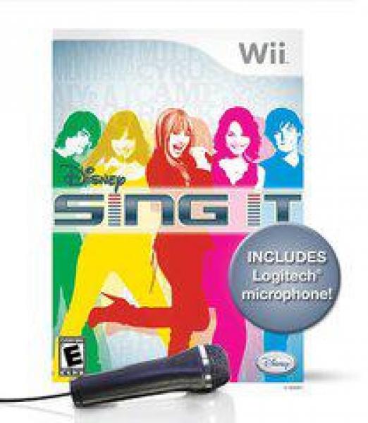 Wii Disney Sing It - Game and Microphone