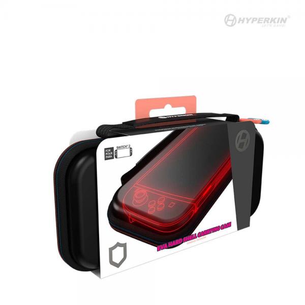 NS2 Switch2 Storage / Carry Case (3rd) Hyperkin - EVA Hard Shell Carrying Case - Black - NEW