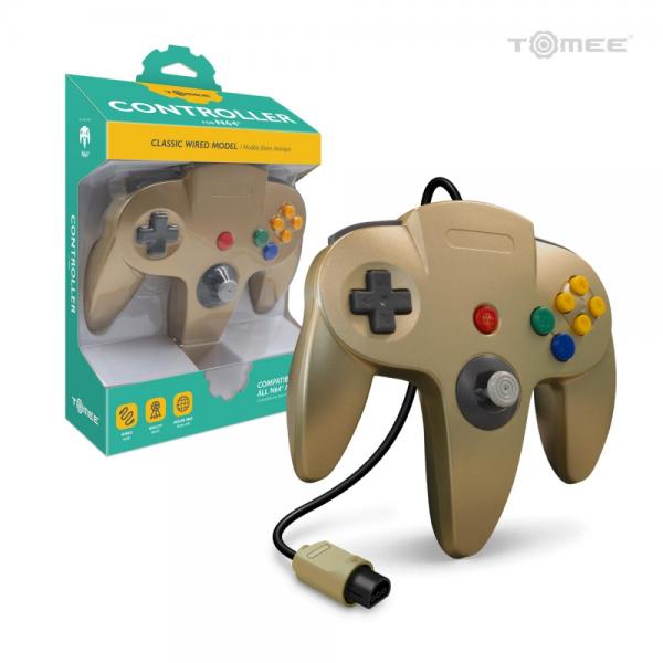 N64 Controller (3rd) NEW - Tomee - Original Style - Hyperkin - Gold - NEW
