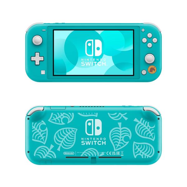 NS F - Nintendo Switch Lite - System HW - Turquoise - Animal Crossing New Horizons - Timmy & Tommy's Aloha Edition - CORE SYSTEM ONLY - NO DOCK OR ACC - ONLY CHARGE CABLE INCLUDED - USED