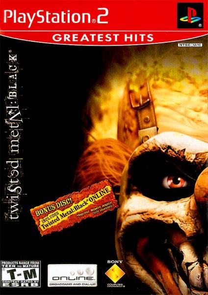 PS2 Twisted Metal - Black - Game and Bonus Disc
