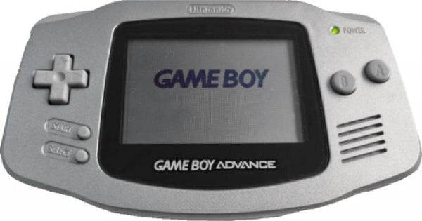 GBA Game Boy Advance - System HW - Platinum / Silver - Limited Edition - USED
