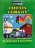  A green video game cover for "Circus Convoy" depicts a colorful convoy with white birds, a strongman, a rainbow, and a giraffe.
