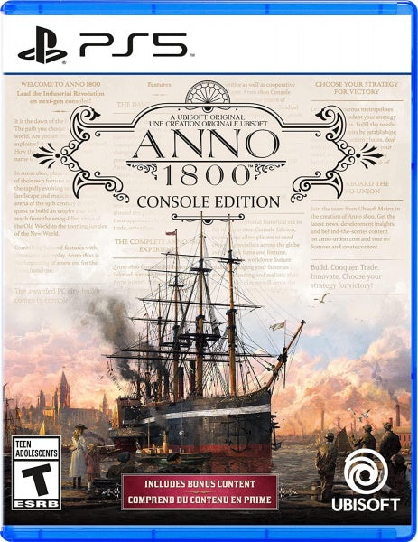 PS5 Anno 1800 - Console Edition - DLC MAY NOT BE INCLUDED