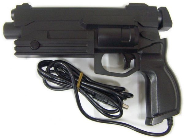 SAT Light Gun (1st) - Virtua Gun / Stunner - SEGA - Black - HSS-0122 - USED