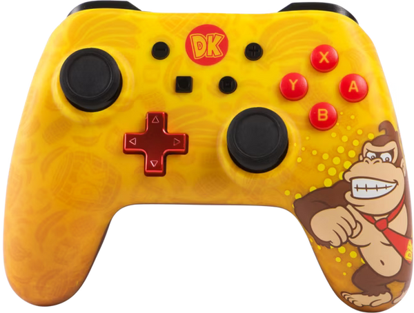 NS Switch Controller (3rd) - Wired - Enhanced Power A - Donkey Kong - Yellow - USED