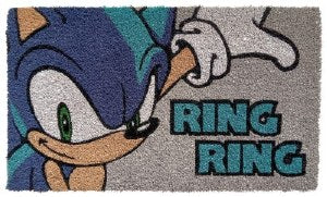 Gamer Gear - DOORMATS - SEGA - Sonic the Hedgehog - Ring Ring - NEW