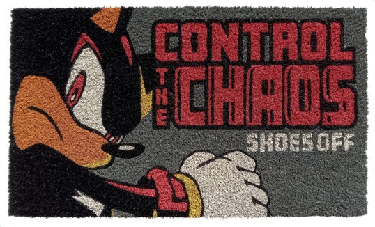 Gamer Gear - DOORMATS - SEGA - Sonic the Hedgehog - Shadow - Control the Chaos - NEW