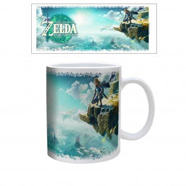 Z Novelty Mug - 11oz - Nintendo - Zelda - TOTK - Landscape - NEW