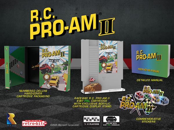 NES RC Pro-Am II 2 - Retrobit 2025 version - BRAND NEW & SEALED